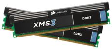   DDR-III 2 x 4Gb 1600MHz Corsair XMS3 (PC3-12800) CL9 CMX8GX3M2A1600C9