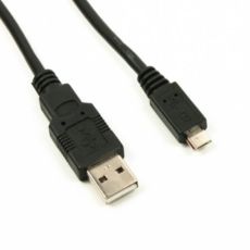  USB 2.0 Micro - 0.3  Cablxpert CCP-mUSB2-AMBM-0.3M, USB 2.0 A-/ Micro B-, .