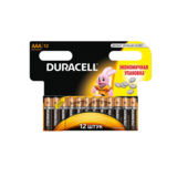 Батарейка R3 Duracell щелочная LR03 MN2400, упаковка 12шт.