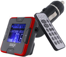  3  FM Transmitter USB+ SD MCC with remote RED rotated (CUFM24GRX)