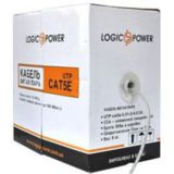 Кабель FTP для внутренней прокладки LogicPower, Cat5e 4x2x0.51mm. CCA биметалл 305м. (3428)