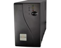 ИБП LogicPower 1200VA, 2 евророзетки, 5 ступ. AVR, 2x7.5Ач12В, металлический корпус, Черный цвет