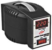 Стабілізатор Luxeon AVR-500D (бел) 500VA, 140 260V AC 50 / 60Hz, релейний тип, квадратний трансфор~