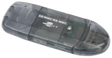   Gembird FD2-SD-1, USB 2.0,   SD, MMC, RS-MMC