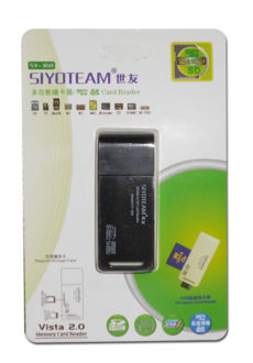 Card Reader   Siyoteam SY-368 USB 2.0 SD/MMC/SDHC/microSD