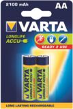 Батарейка R6 Varta LONGLIFE, щелочная, тип АА (блистер на 4 шт. 4106)