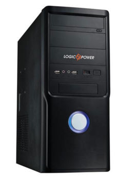  LogicPower 0037bc-400W black case chassis and black PSU cover