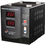 Стабилизатор Luxeon SDR-3000 3000VA, 140260V AC 50/60Hz, релейный тип, квадратный трансформатор~