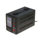 Стабілізатор Luxeon AVR-500VA (черный) 500VA, 140260V AC 50/60Hz, релейный тип, квадратный трансфор~