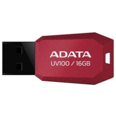 USB Flash Drive 16 Gb A-DATA UV100 Red Diamond (AUV100-16G-RRD)