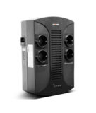 ИБП LogicPower 650VA-PS 4 евророзетки, 5 ступ. AVR, 7.5Ач12В пластиковый корпус, Черный