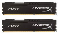 Модуль пам'яті DDR-III 2 x 4Gb 1600MHz KINGSTON HyperX Fury Black (HX316C10FBK2/8)