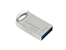 USB3.0 Flash Drive 32 Gb Transcend 710 Silver Plating (TS32GJF710S)