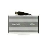 Зовнішня кишеня 2,5" Maiwo K2501A-U2S silver для HDD SATA через USB2.0 на гвинтах алюм. срібла.