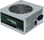 Блок питания Chieftec 500W GPA-500B8 iARENA, 500W, ATX 12V 2.3, 12cm Fan, 40cm Cable, 85+, active PFC (UVP, OVP, SCP, OPP, OCP, OTP, AFC), 3xSATA, 3xMolex, 1xPCIe, 2x +12V 38A, 230V, MTBF >100.000h, Bulk