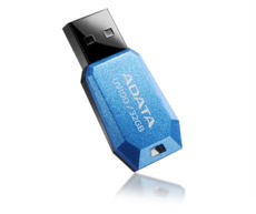 USB Flash Drive 32 Gb A-Data UV100 Blue (AUV100-32G-RBL)