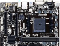 . Gigabyte FM2+ GA-F2A68HM-DS2 2*DDR3/VGA/DVI-D/1xPCI, 1 PCI-E2.x1,1xPCI-E3.0x16/ RAID 0,1,10/4xUSB2.0/2xUSB 3.0/MicroATX