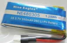 -  Nine Eagles Li-Polimer battery 3.7V 350 mAh 1s (NE480305)