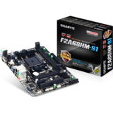 Мат.плата Gigabyte FM2+ GA-F2A68HM-S1 A68/2xDDR3/VGA/1xPCI/2xPCI-E/RAID 0,1,10/2xUSB3.0/4xUSB3.0/mATX БН