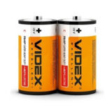 Батарейка солевая Videx R14P/C 2pcs SHRINK CARD