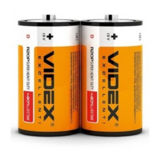 Батарейка R20P/D Videx солевая 2pcs SHRINK