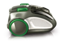 Пылесос без мешка PHILIPS FC 8144/01, 1400/300Вт, регулятор мощности на корпусе, телескопическая трубка, объем пылесборника 1.7л, серый/серебристый/зеленый