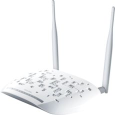 - ADSL TP-LINK TD-W8968 ADSL2+, Wi-Fi 802.11 g/n 300Mb, 4 LAN 10/100Mb, 2 