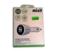   Melkin USB MicroCharger  (12V, USB .2.1Amp, 2USB port, M1501WHT), White