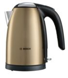Чайник Bosch TWK 7808, 2200Вт, 1.7л, дисковый, золотой/черный