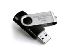 USB 3.0 Flash Drive 8 Gb GOODRAM UTS3 (Twister) Black (UTS3-0080K0R11)