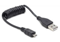 Кабель USB 2.0 Micro - 0.6 м Cablexpert CC-mUSB2C-AMBM-0.6M спиральный
