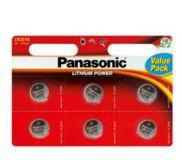 Батарейка CR2016 Panasonic Litium Power CR-2016EL, 3V