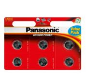 Батарейка CR2032 Panasonic Litium Power CR-2032EL/3V CR-2032EL/6BP блистер 6шт, цена за уп