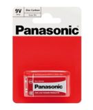 Батарейка 6F22 Panasonic Red Zinc 6F22RZ/1BP солевая, Крона, блистер 1шт