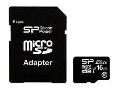 ' 16 GB microSD SILICON POWER Class10 UHS-I (SP016GBSTHBU1V10SP)