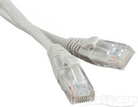 Патч-корд литой 2м ATcom, UTP, категорія. 5E, серый (4963)