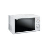 Микроволновая печь Gorenje MO 20 MW, 20л, 800Вт, механика, внутреннее покрытие эмаль, дверца открывается кнопкой, белый