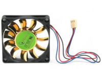 Вентилятор 70 mm Gembird D7015BM-3 подшипник скольжения, средняя скорость, 3 pin