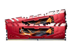   DDR4 2  4GB 2400MHz G.SKILL Original Ripjaws Red 4 PC4-19200 CL15 (F4-2400C15D-8GRR)