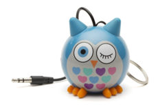  KitSound Mini Buddy Owl Speaker (Blue) KSNMBOWLBL