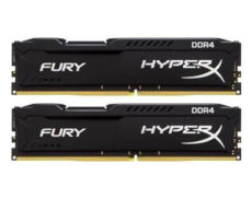   DDR4 2  8GB 2400MHz Kingston HyperX Fury BLACK (HX424C15FBK2/16)