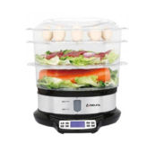 Пароварка DELFA DST-800D, таймер, LCD дисплей