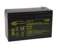 Батарея для ИБП 12В 7,5Ач Gemix LP12-7.5 94х65х151 мм