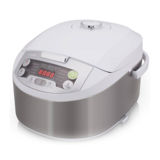 Мультиварка Philips HD3136/03, 980Вт, 4л, дисплей, антипригарная чаша, 15 программ, жарка, йогурт. Функции: острочка старта, поддержка температуры, мультиповар, 3D нагрев, технология нагрева - VitaPlus, белый/серебристый