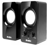Акустическая система 2.0 SVEN 354 (black) Active system 2*2W speaker, mini-jack 3,5, питание от USB