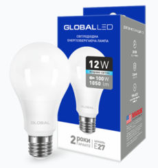  Global LED 60 12W 4100K 220V E27 AL 1-GBL-166