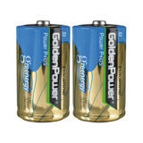 Батарейка R14 GOLDEN POWER тип C, солевые шринк 2шт