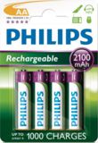 Аккумулятор R6 PHILIPS AA 2100mAh блистер 4шт