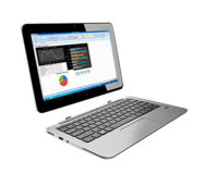 Ноутбук 12" Hewlett Packard Elite x2 1011 G1(L8D65UT) / черный / 11.6` FHD IPS LED / Intel® M-5Y10C / 4Gb / 128Gb SSD / Intel® HD Graphics / no ODD / Win8 / / / Гар. ИТ