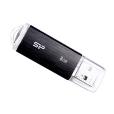 USB Flash Drive 8 Gb SILICON POWER Ultima U02 Black